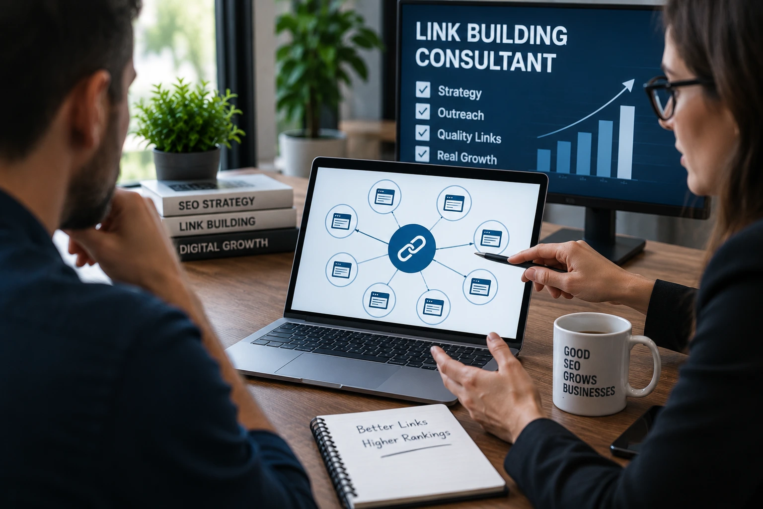 Link building consultant support and SEO outreach strategy