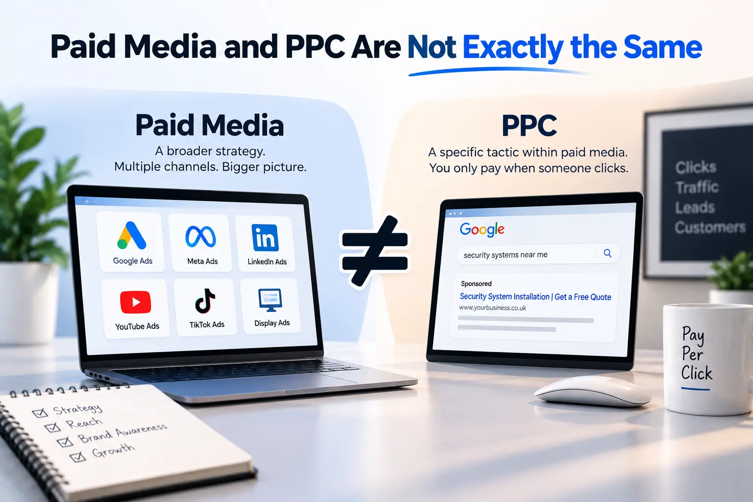 Paid media and PPC advertising strategy