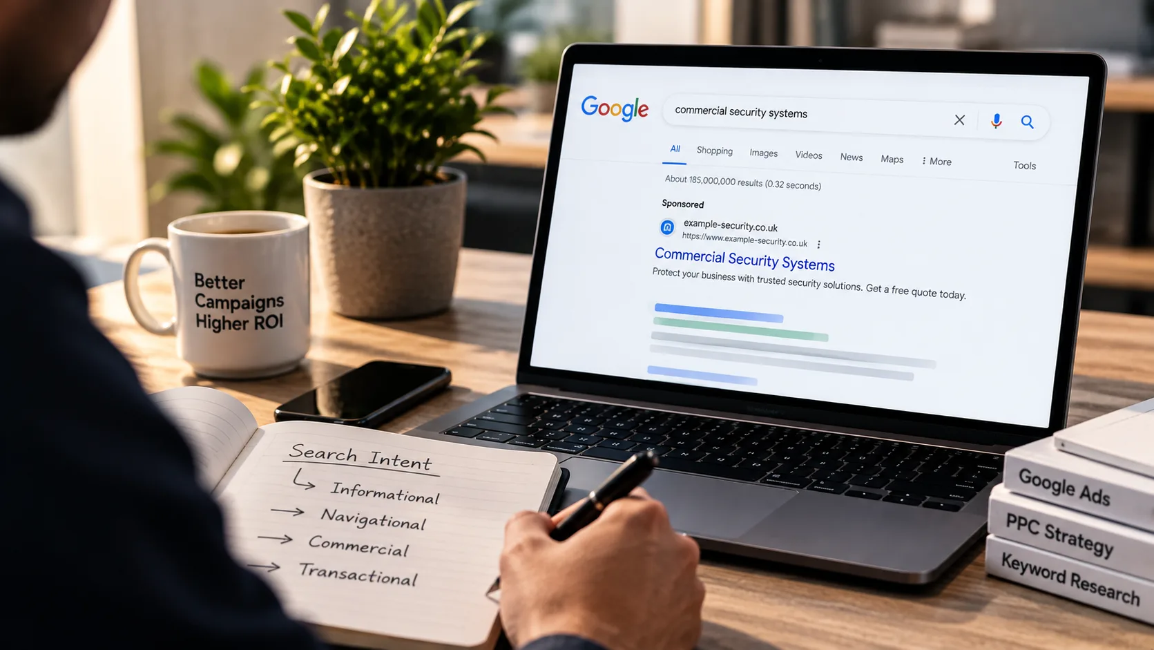 Google Ads search intent and PPC campaign strategy