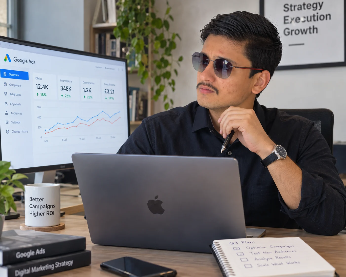 Practical Google Ads consulting with direct involvement