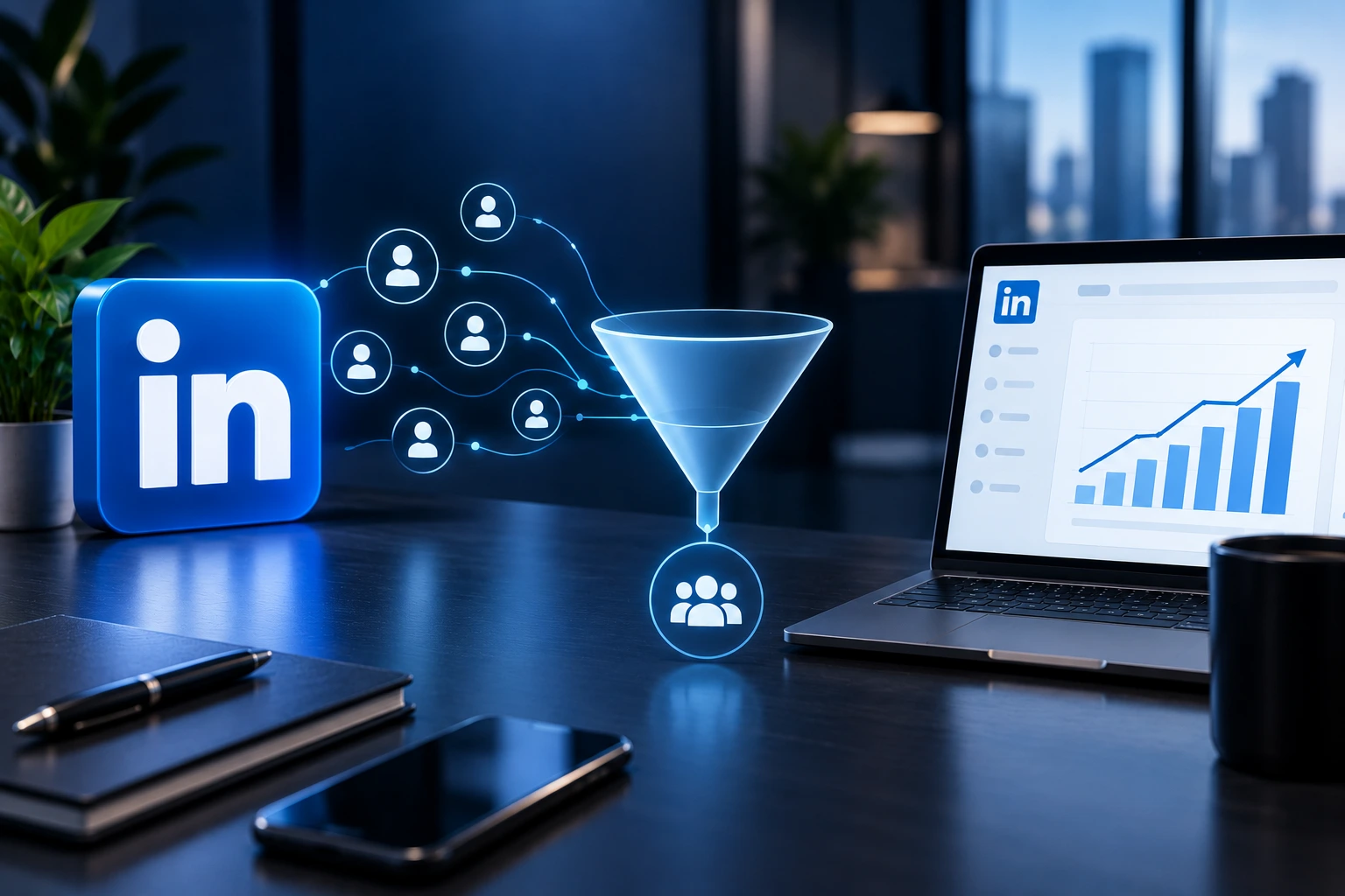 LinkedIn Ads B2B lead generation and qualification strategy