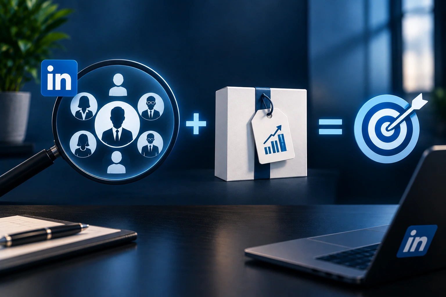 LinkedIn advertising offer aligned with audience, landing page and conversion process