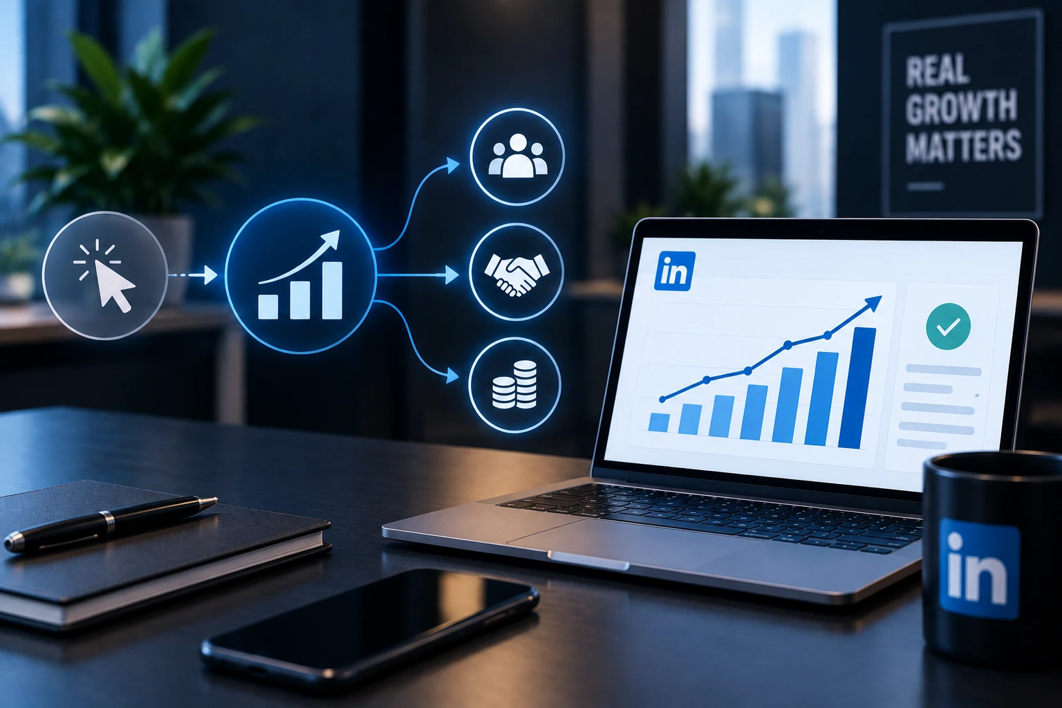 LinkedIn Ads conversion tracking focused on measurable business outcomes