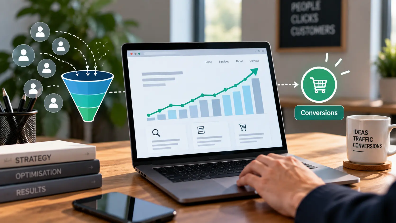 On-page SEO and conversion-focused website optimisation