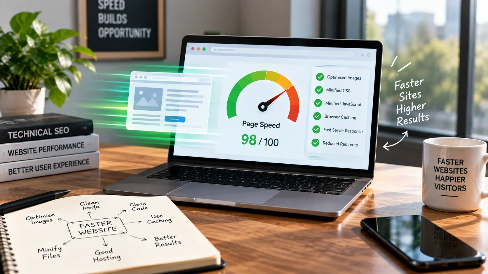 Website page speed optimisation